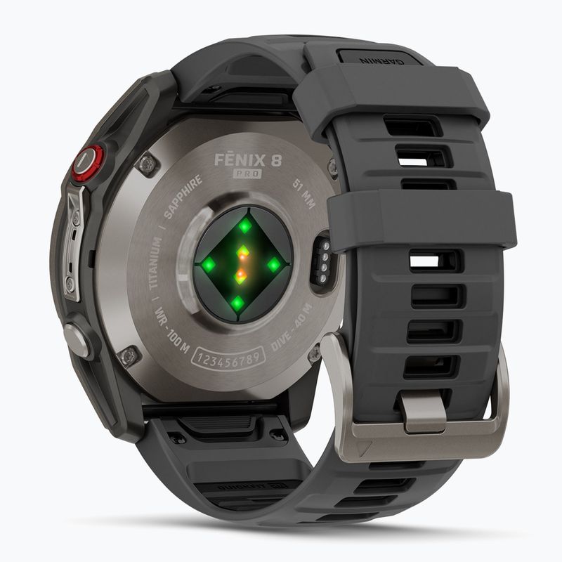 Laikrodis Garmin Fenix 8 Pro 51 mm Amoled sapphire/graphite/black 4