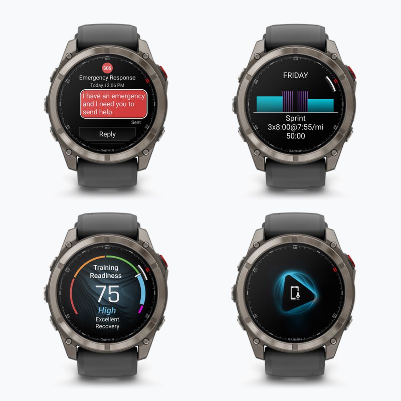Laikrodis Garmin Fenix 8 Pro 51 mm Amoled sapphire/graphite/black 7