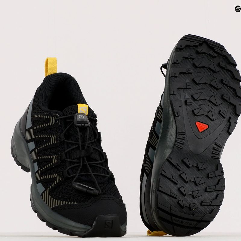 Salomon XA Pro V8 chic/sulphur vaikiški bėgimo bateliai 17