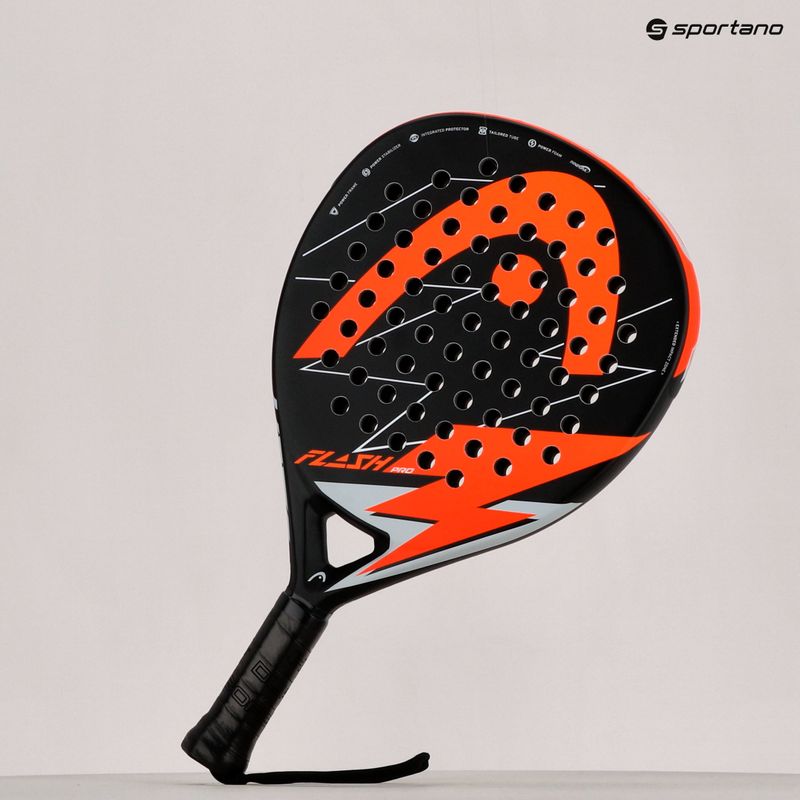 HEAD Flash Pro irklentės raketė juoda/raudona 228251 7