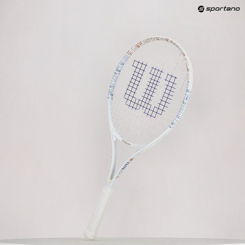 Wilson Roland Garros Elite 25 vaikų teniso rinkinys oranžinės ir baltos spalvos WR086810F 18