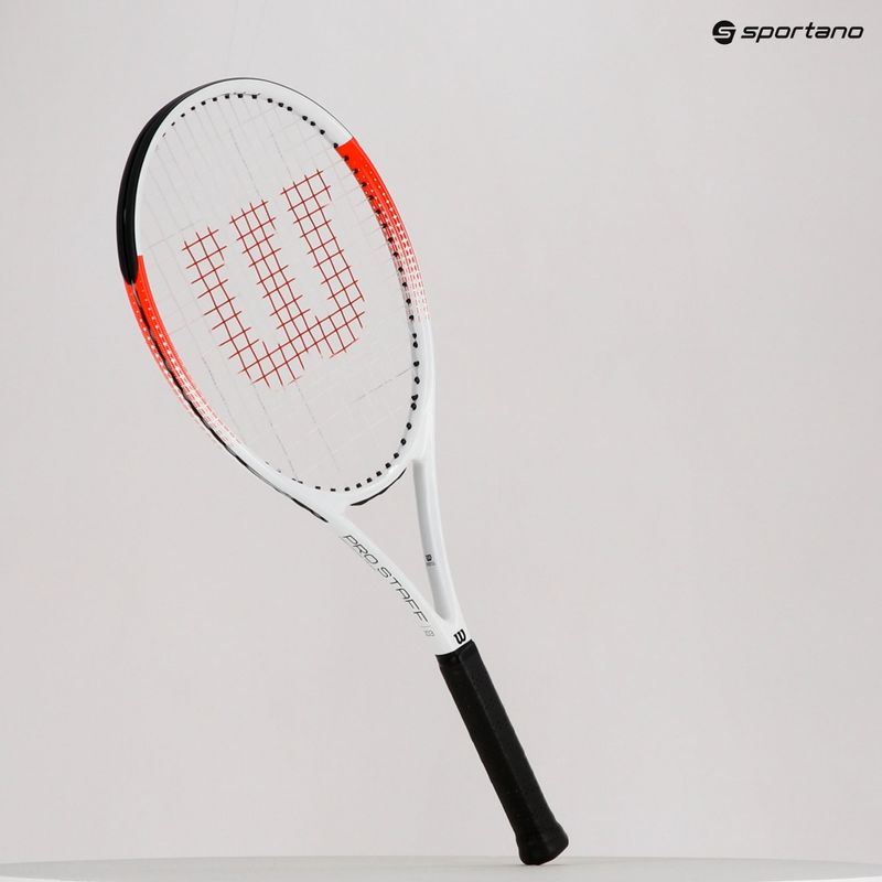 Wilson Pro Staff Precision Team 103 teniso raketė raudona ir balta WR080510U 14