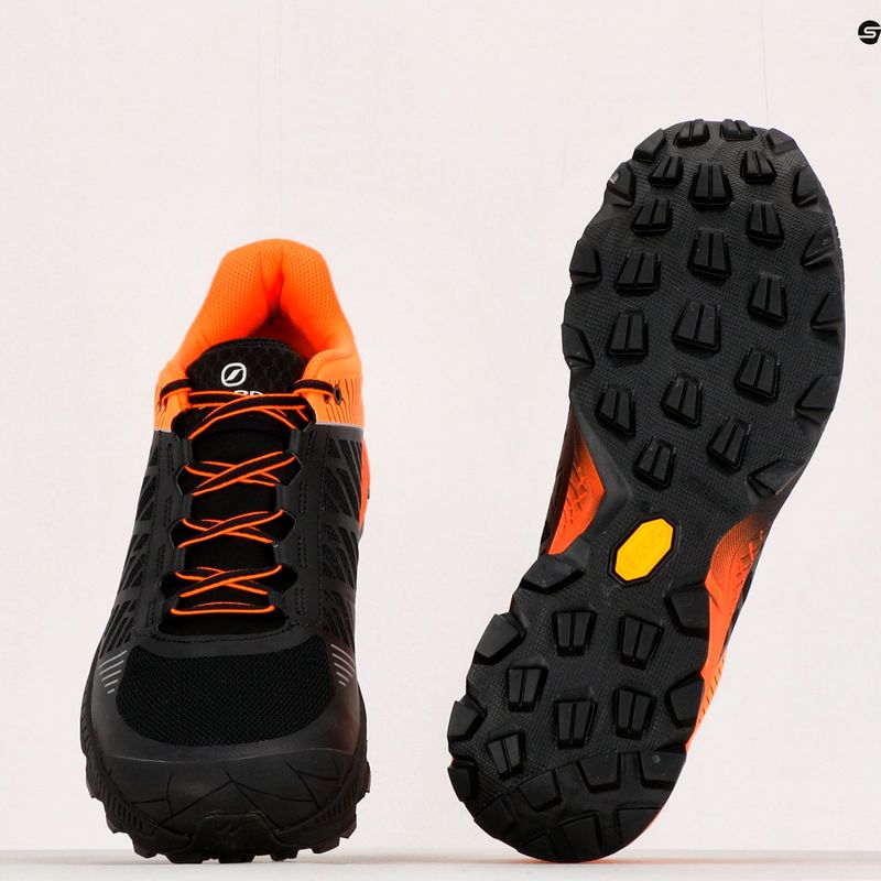 Vyriški bėgimo bateliai SCARPA Spin Ultra black/orange GTX 33072-200/1 12