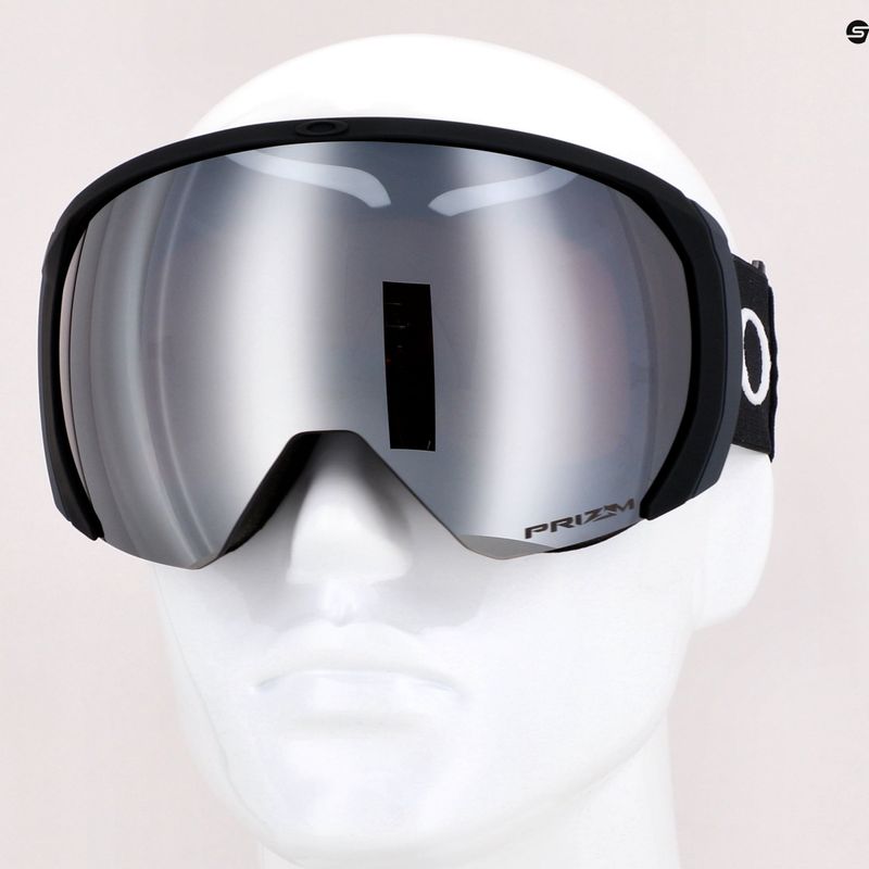 Oakley Flight Path matiniai juodi/prizm snow juodi iridžio slidinėjimo akiniai OO7110-01 8