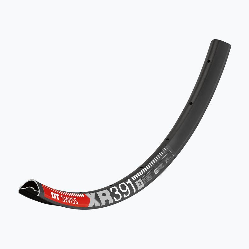 DT Swiss XR 391 29 25 MM DB VI 32 juodas dviračių ratlankis