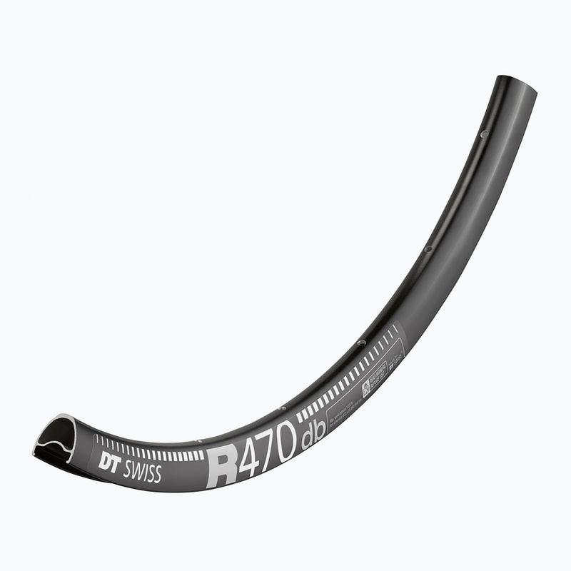 Dviračio ratlankis DT Swiss R 470 700C 23 MM DB VI 32 black