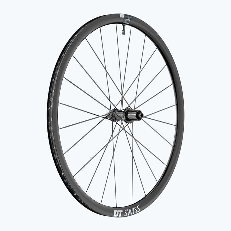 Galinis dviračio ratas DT Swiss AR 1600 SP 700C CL 30 12/142 ASL11 black