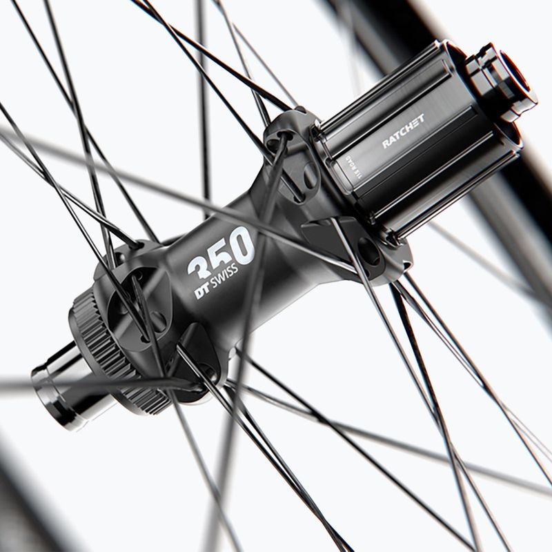 Galinis dviračio ratas DT Swiss ER 1600 SP 700C CL 30 12/142 ASL11 black 2