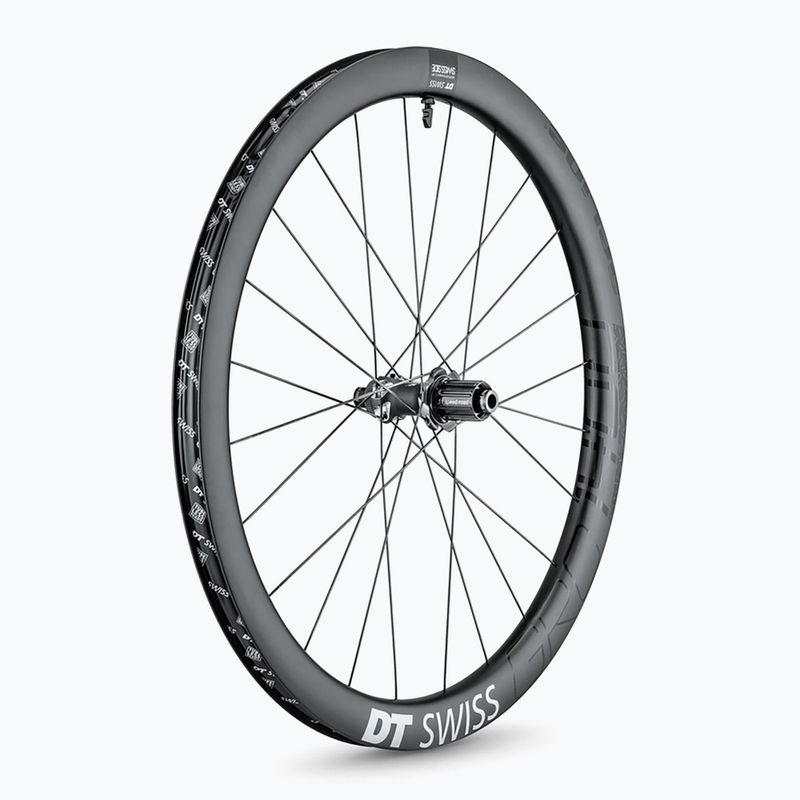 Galinis dviračio ratas DT Swiss GRC 1400 SP 700C CL 42 12/142 ASLS11 black
