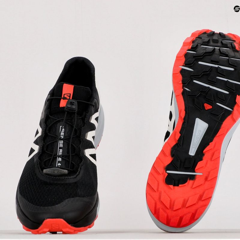 Salomon Sense Ride 4 vyriški bėgimo bateliai juodi L41726600 13