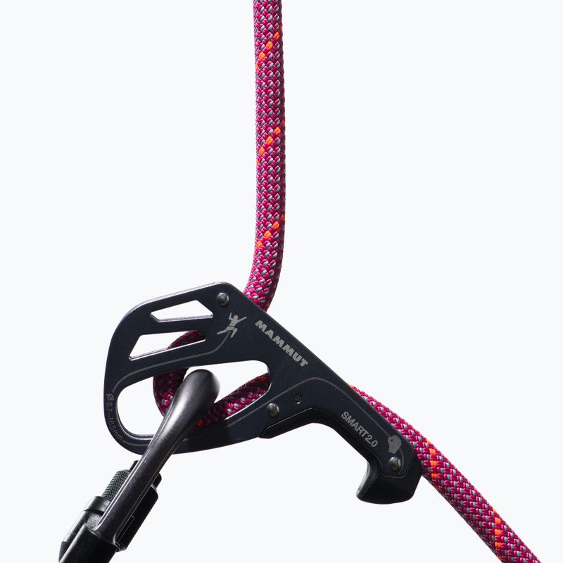 Mammut 9.5 Crag Dry rožinės spalvos laipiojimo virvė 3