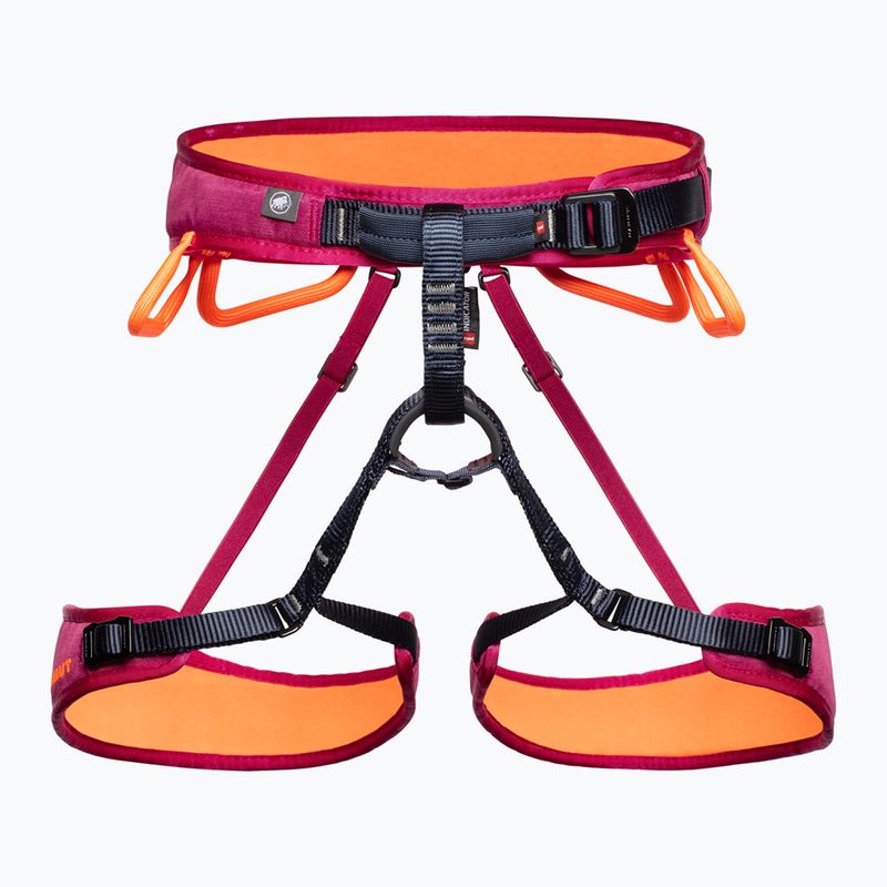Mammut moteriški laipiojimo diržai Ophir Fast Adjust 6373, oranžiniai-raudoni 2020-01351-6373-110