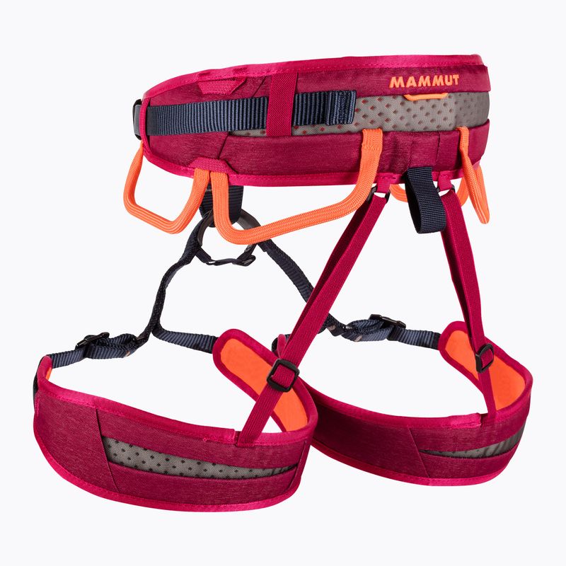 Mammut moteriški laipiojimo diržai Ophir Fast Adjust 6373, oranžiniai-raudoni 2020-01351-6373-110 2