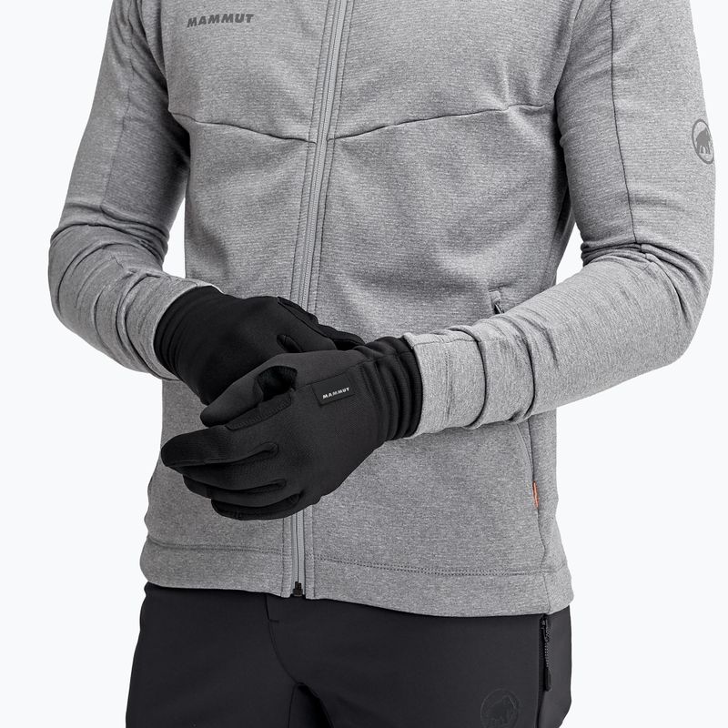 Mammut Fleece Pro trekingo pirštinės juodos spalvos 5