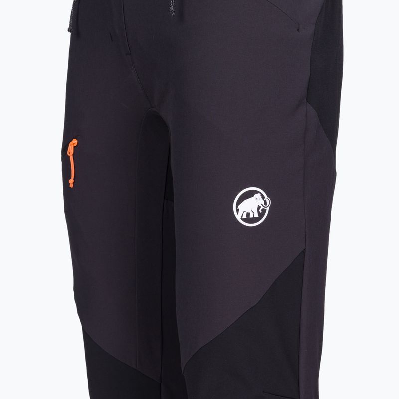 Mammut Courmayeur SO moteriškos softshello kelnės juodos spalvos 6