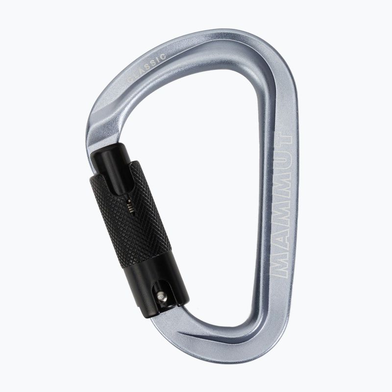 Laipiojimo karabinas Mammut Classic HMS Twistlock Plus light grey 2