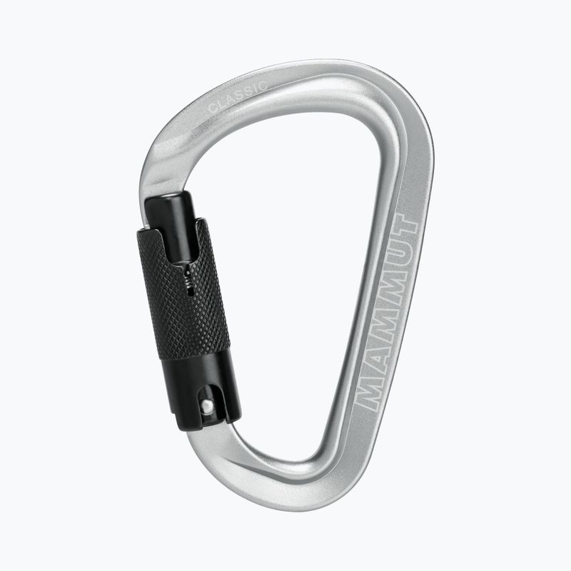 Laipiojimo karabinas Mammut Classic HMS Twistlock Plus light grey 4