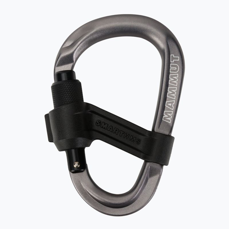 Laipiojimo karabinas Mammut Smart HMS 2.0 Screwgate grey 2