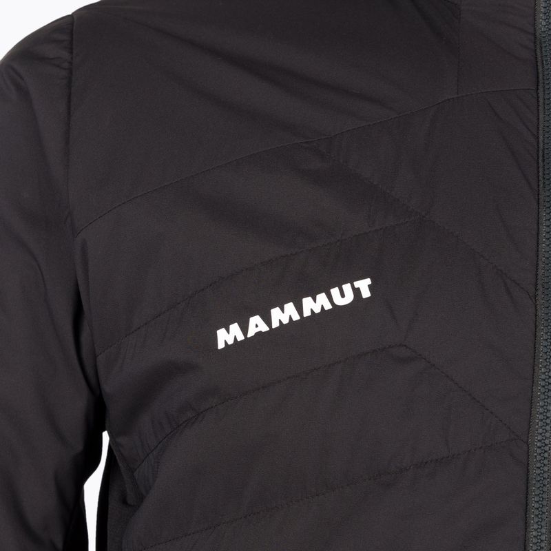 Mammut Rime Light IN Flex Vyriška pūkinė striukė su gobtuvu juodos spalvos 3