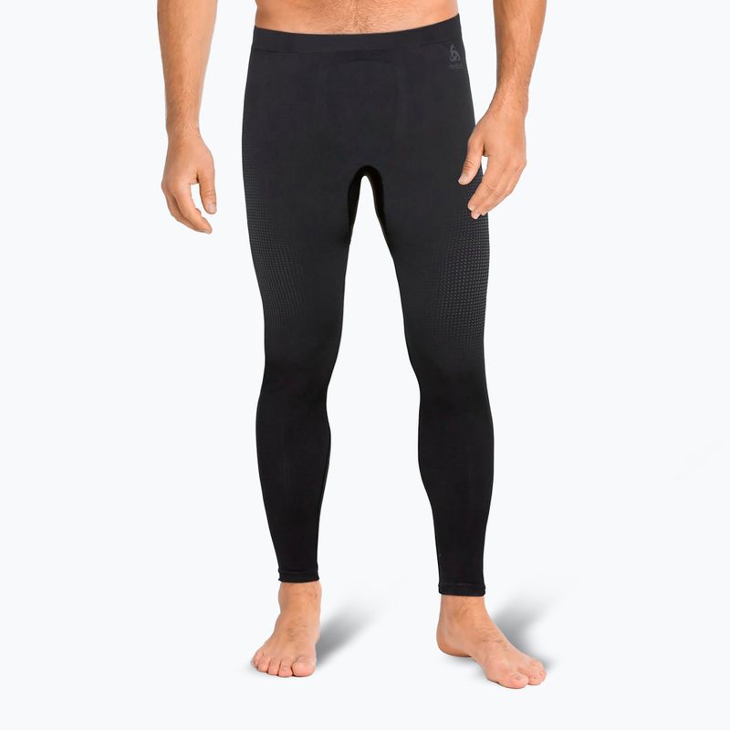 Vyriškos termoaktyvios kelnės ODLO Performance Warm Bl Bottom Long black keystyle