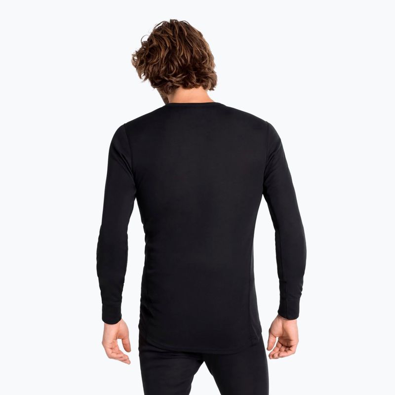 Vyriški termoaktyvūs marškinėliai ODLO Active Warm Bl Top Crew Neck black 2