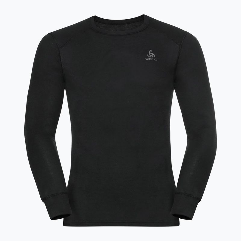 Termoaktyvūs vyriški marškinėliai ilgomis rankovėmis ODLO Active Warm Bl Top Crew Neck black 3