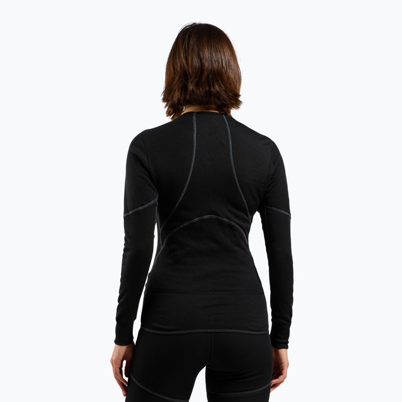 Moteriški termoaktyvūs marškinėliai Active X-Warm Bl Top Crew Neck juodi 3