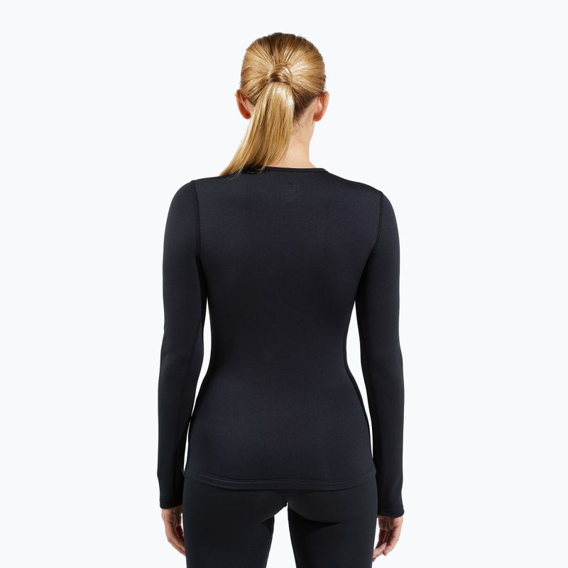 Moteriški termoaktyvūs marškinėliai ODLO Fundamentals Active Warm Bl Top Crew Neck black 3