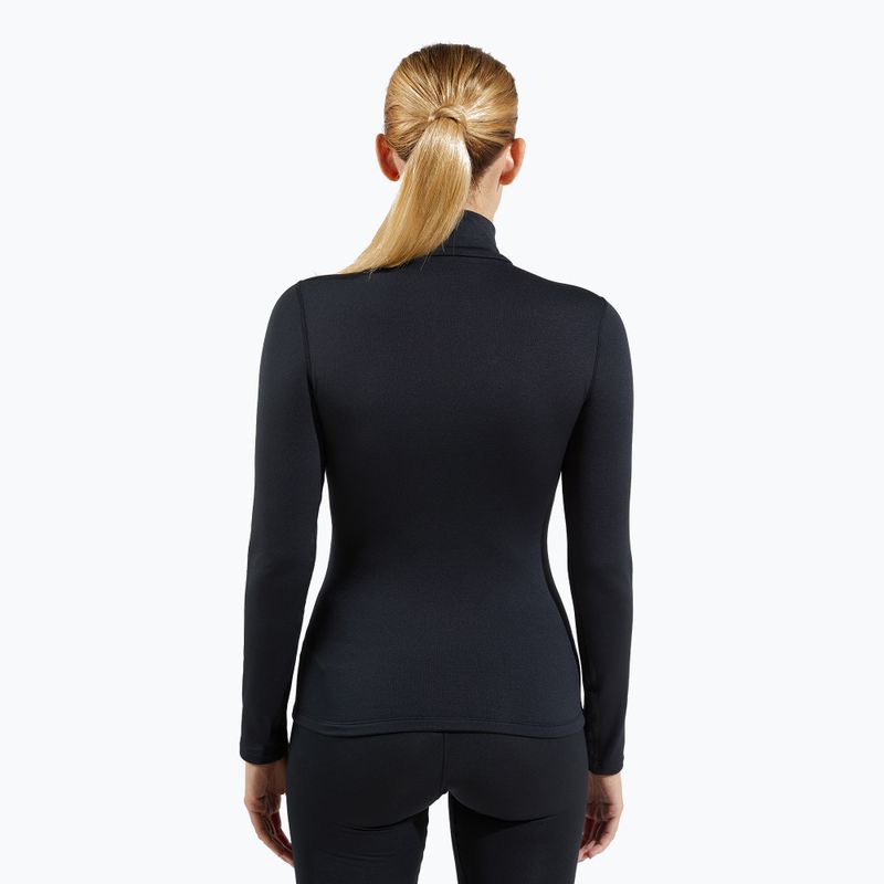 Moteriški termoaktyvūs marškinėliai ilgomis rankovėmis ODLO Fundamentals Active Warm Bl Top Turtle Neck black 3
