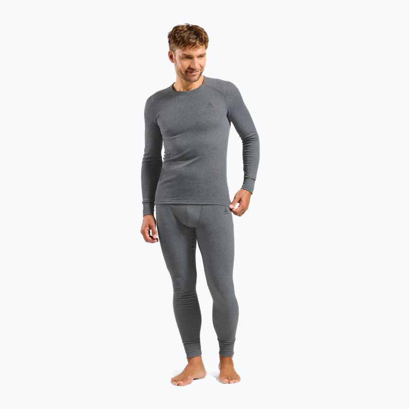 Vyriškos termoaktyvios kelnės ODLO Active Warm Bl Bottom Long odlo steel grey melange 2