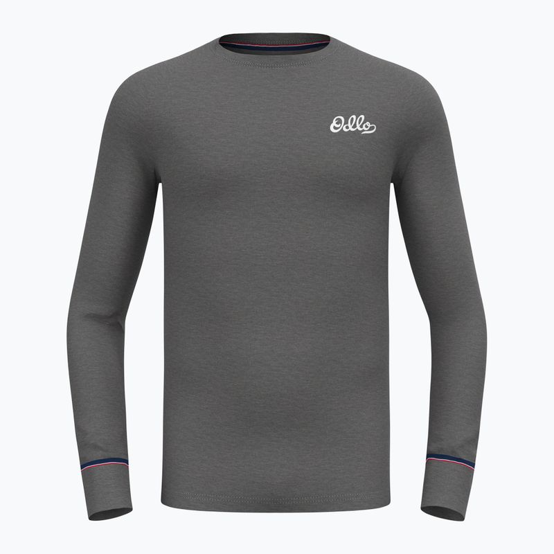 Vyriški termoaktyvūs marškinėliai ODLO Active Warm Originals Bl Top Crew Neck odlo steel grey melange 5