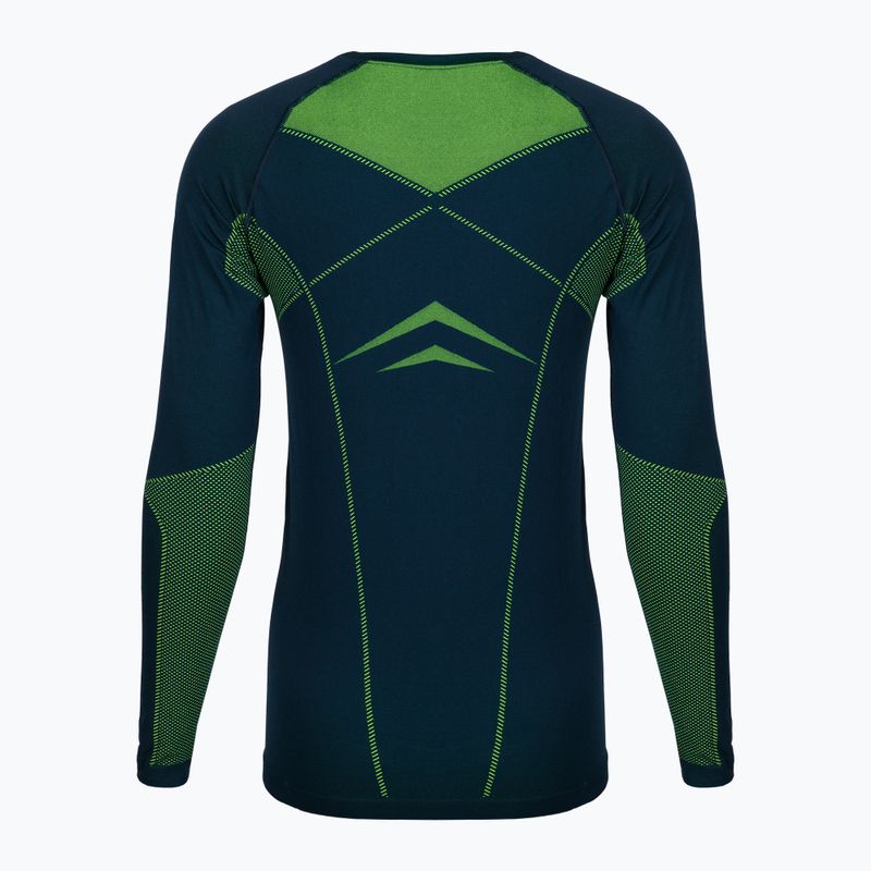 Vyriški terminiai apatiniai drabužiai ODLO Fundamentals Performance Warm Long green/green 196082/21022 3