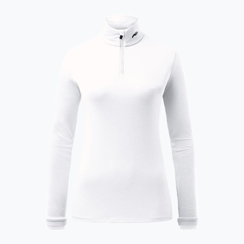 Moteriškas slidinėjimo džemperis KJUS Feel Midlayer Half Zip white