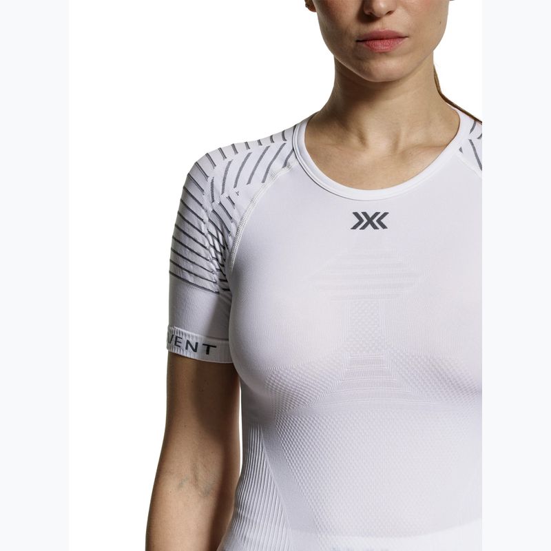 Moteriški termo marškinėliai X-Bionic Invent 4.0 Lt Shirt Arctic White/Dolomite Grey 3