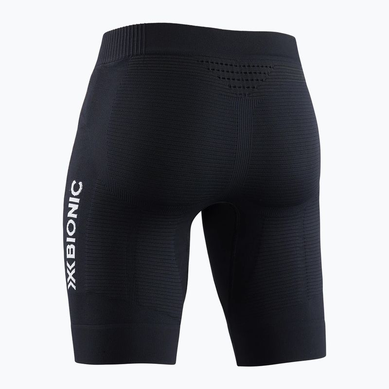 Moteriški bėgimo šortai X-Bionic Invent 4.0 Run Speed opal black/arctic white 2
