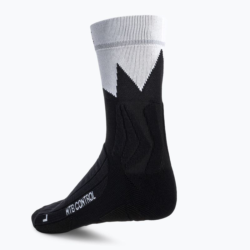 X-Socks MTB Control dviratininkų kojinės juodai baltos BS02S19U-B014 2