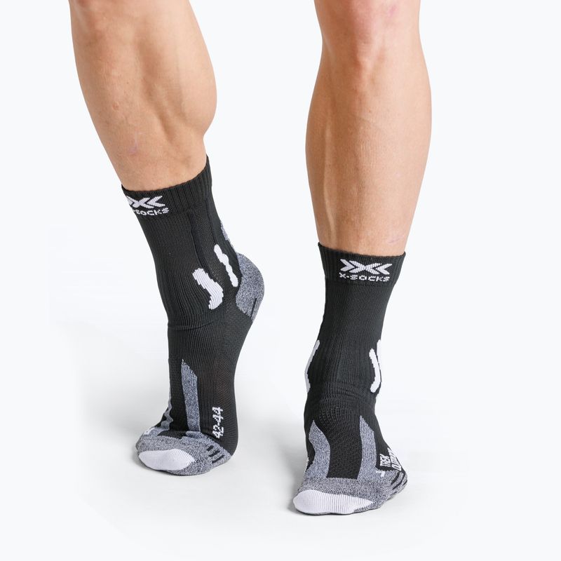 Kojinės X-Socks Trek Outdoor black/grey melange 2