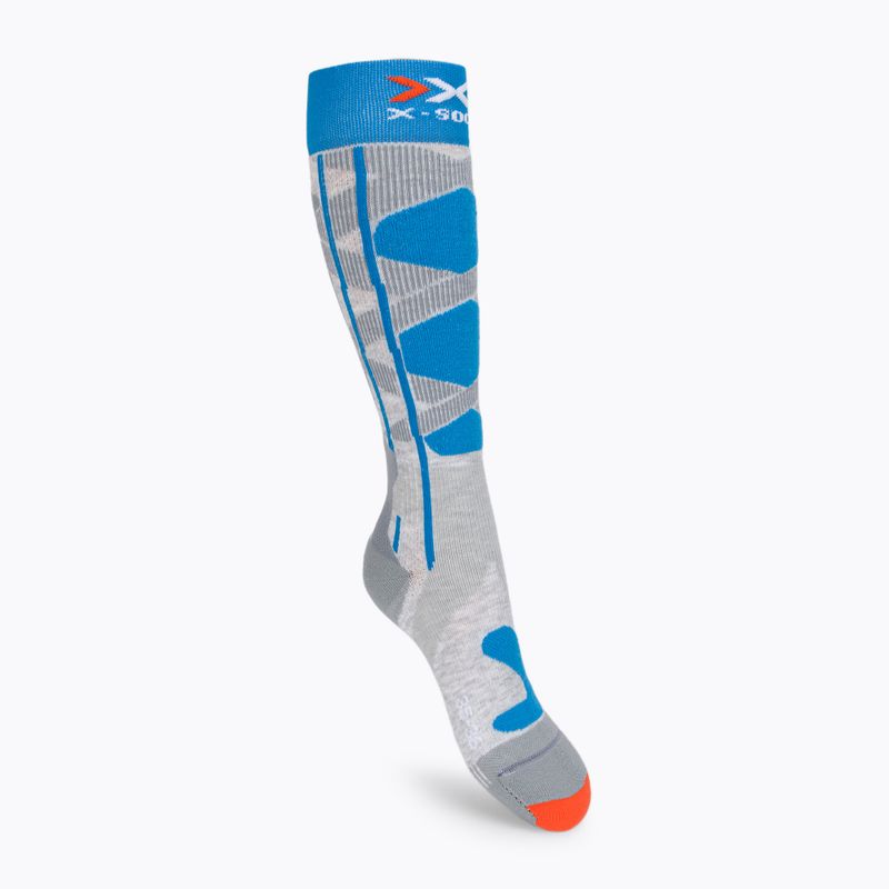 Moteriškos slidinėjimo kojinės X-Socks Ski Control 4.0 pilkai mėlynos XSSSKCW19W 2