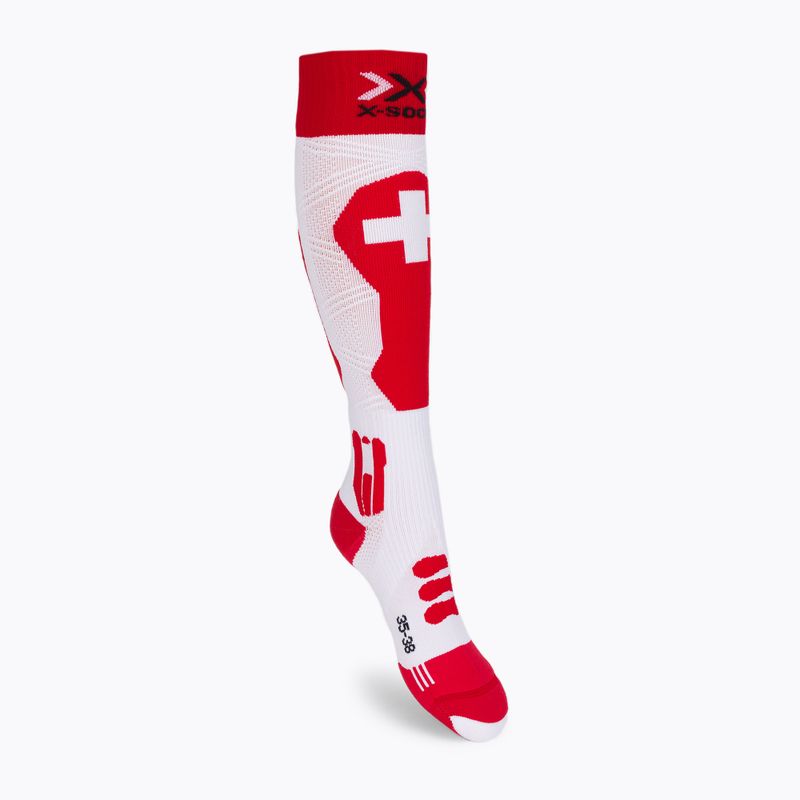 X-Socks Ski Patriot 4.0 Switzerland baltos kojinės XSSS43W19U