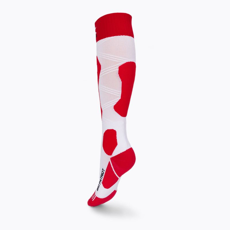 X-Socks Ski Patriot 4.0 Switzerland baltos kojinės XSSS43W19U 2