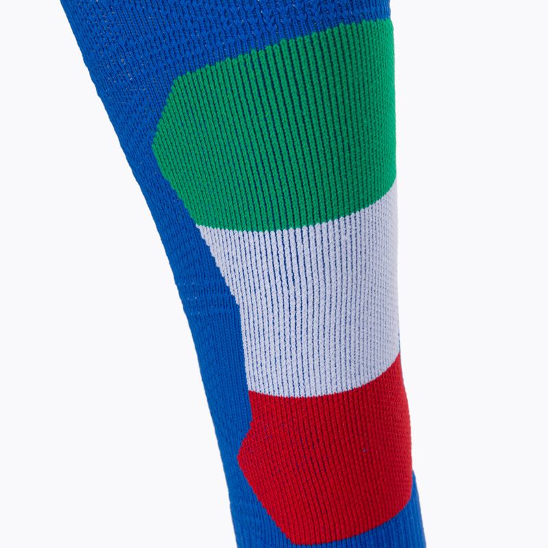 X-Socks Ski Patriot 4.0 Italy blue XSSS45W19U slidinėjimo kojinės 4