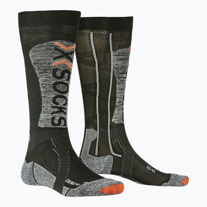 X-Socks Ski Energizer Lt 4.0 grey XSSSNGW19U slidinėjimo kojinės 4