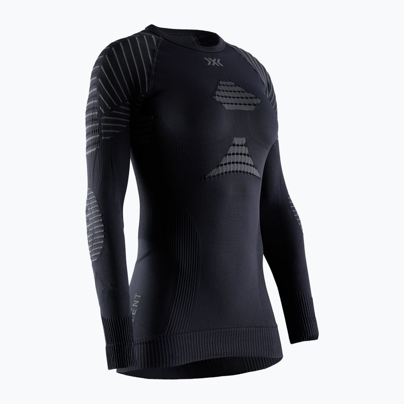 Moteriški termoaktyvūs marškinėliai X-Bionic Invent 4.0 LS black/charcoal 6