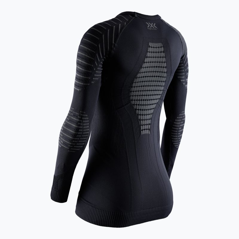 Moteriški termoaktyvūs marškinėliai X-Bionic Invent 4.0 LS black/charcoal 7