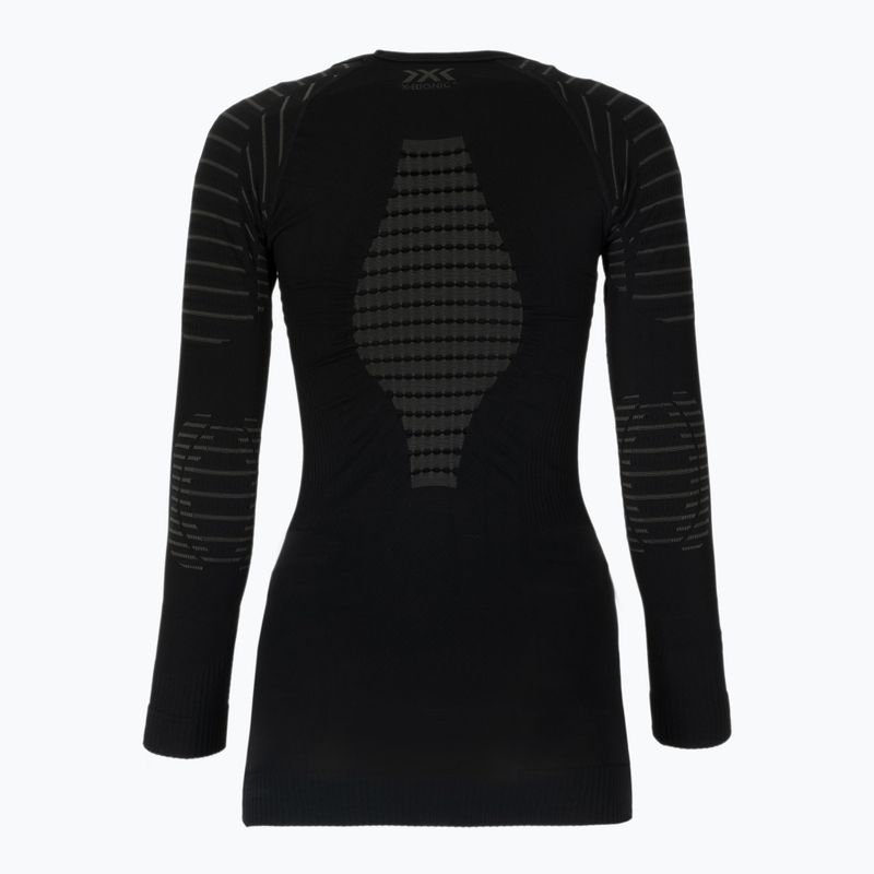 Moteriški termoaktyvūs marškinėliai X-Bionic Invent 4.0 LS black/charcoal 2