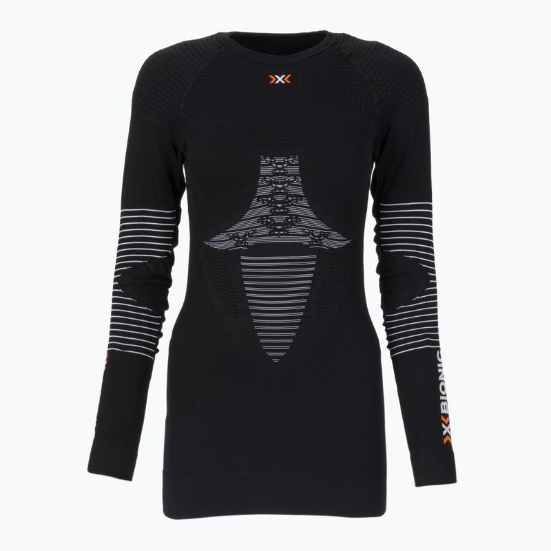 Moteriški termoaktyvūs marškinėliai X-Bionic Energizer 4.0 opal black/arctic white