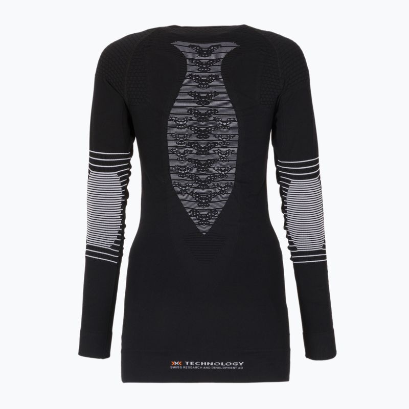 Moteriški termoaktyvūs marškinėliai X-Bionic Energizer 4.0 opal black/arctic white 2