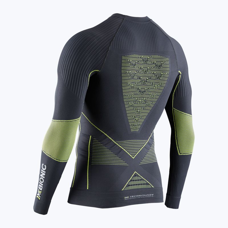 Vyriški termoaktyvūs marškinėliai X-Bionic Energy Accumulator 4.0 charcoal/yellow 2
