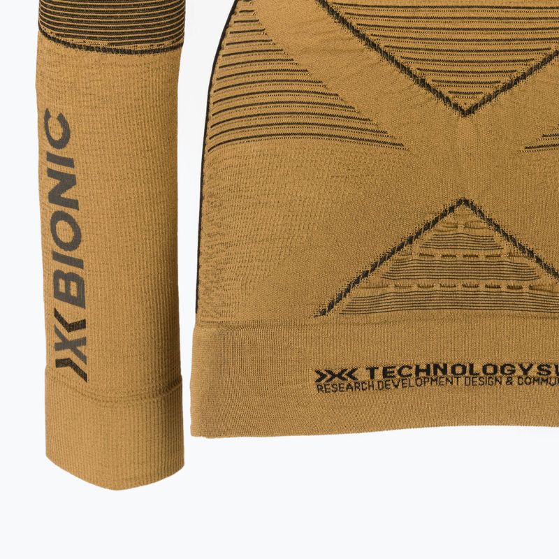 Moteriški termoaktyvūs marškinėliai X-Bionic Radiactor 4.0 gold/black 5