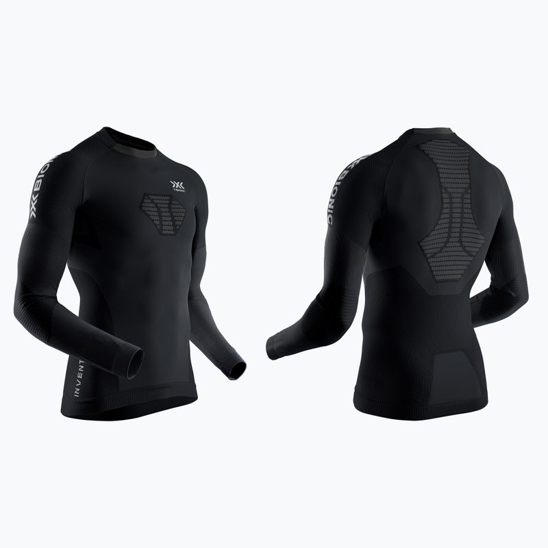 Vyriški termoaktyvūs marškinėliai X-Bionic Invent 4.0 Run Speed black/charcoal 7